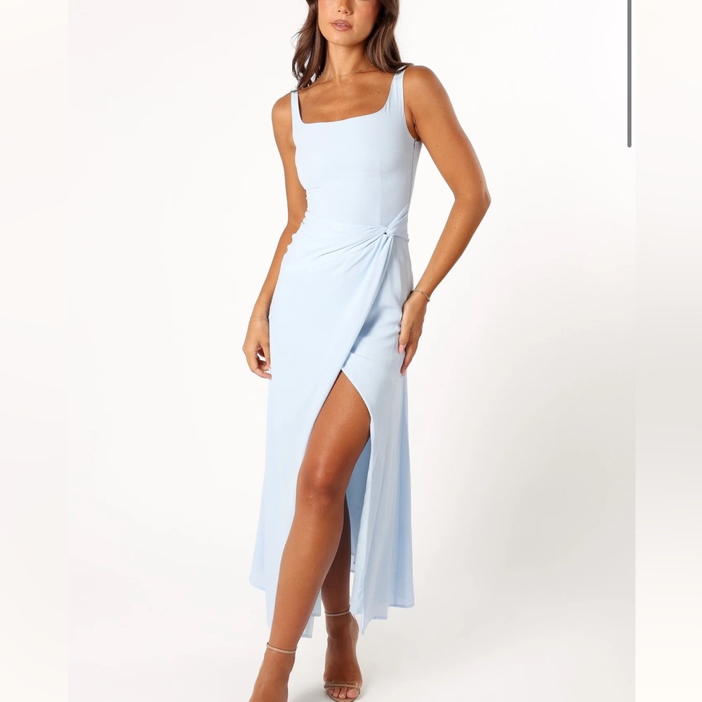 Petal & Pup Nadea Faux Wrap Maxi Dress